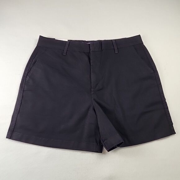 New - Gloria Vanderbilt Women's Chino Shorts Stretch Twill 5" Inseam Size 14 - Picture 1 of 11